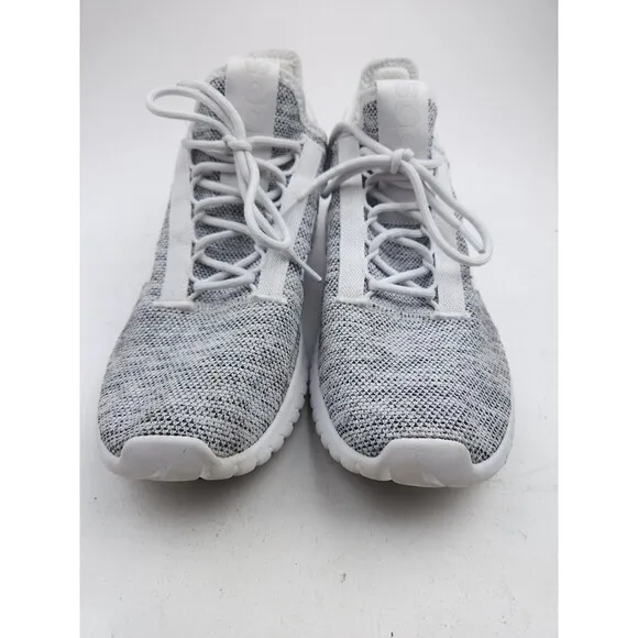 Adidas Kaptir 2.0 Shoes Men's 12.5 Gray Knit Running Athletic Cloud Shoes H00276