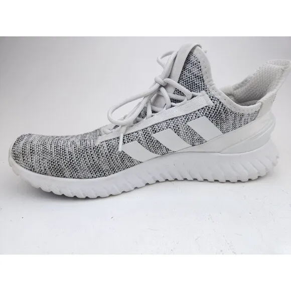 Adidas Kaptir 2.0 Shoes Men's 12.5 Gray Knit Running Athletic Cloud Shoes H00276