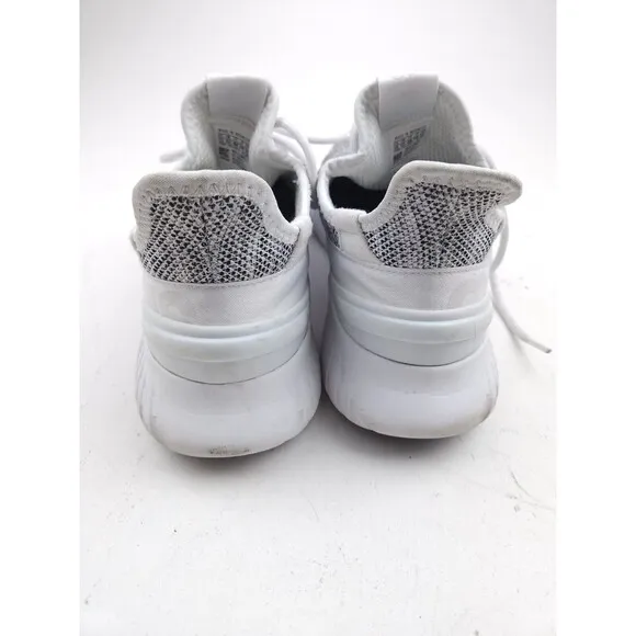Adidas Kaptir 2.0 Shoes Men's 12.5 Gray Knit Running Athletic Cloud Shoes H00276