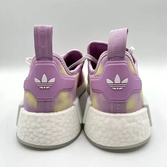 Adidas Kid’s NMD_R1 Running Shoes Size 7 Bliss Lilac White Sneakers NEW- HQ6184