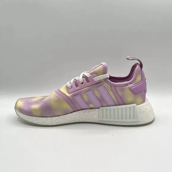 Adidas Kid’s NMD_R1 Running Shoes Size 7 Bliss Lilac White Sneakers NEW- HQ6184