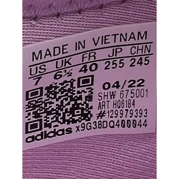 Adidas Kid’s NMD_R1 Running Shoes Size 7 Bliss Lilac White Sneakers NEW- HQ6184