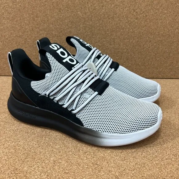 Adidas Lite Racer Adapt 7.0 Wide Running Shoes Men's Size 8 Wide Gray Black NEW