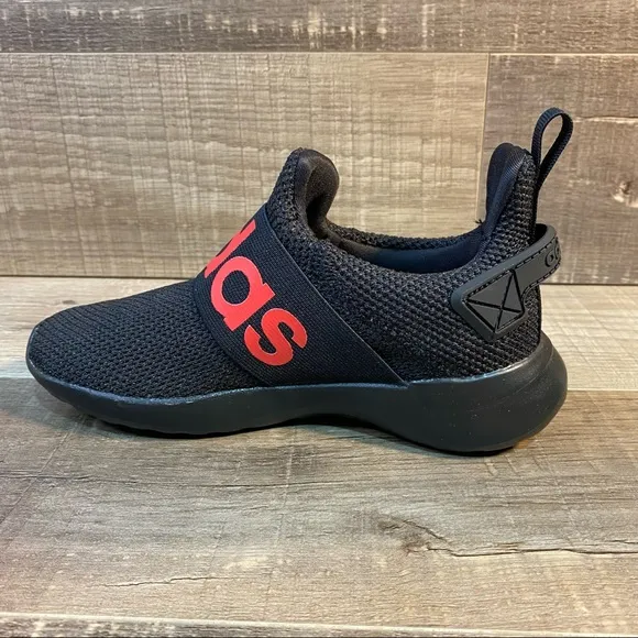 Adidas Lite Racer Adapt Kids Running Shoes Black Red
