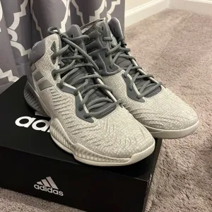 Adidas Mad Bounce 2018 basketball shoes sneakers new grey mens size 14