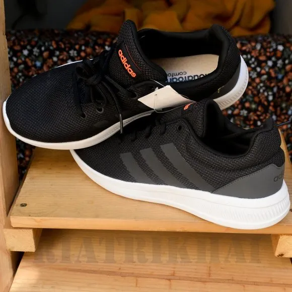 Adidas Men's Lite Racer CLN 2.0 Running Sneaker Shoes Black