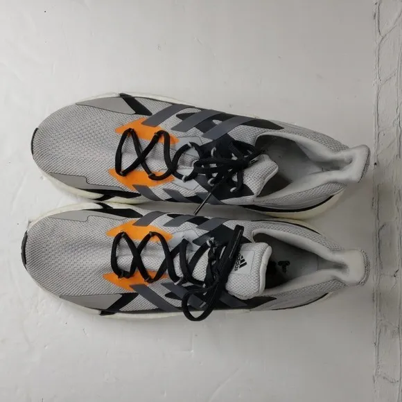 Adidas Mens PWI001001 FW8414 Gray Black Running Shoes Sneakers Size 15.‎