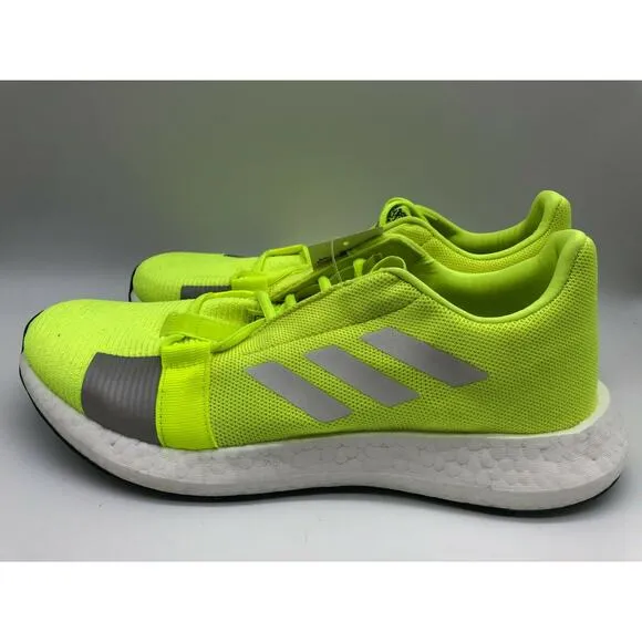 adidas Men's Senseboost GO Running Shoes Neon/Yellow Sneakers EF1580 Size 9.5🛒