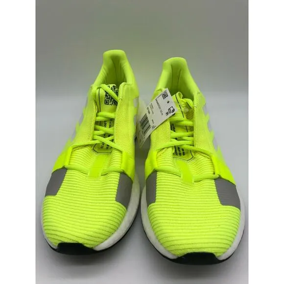 adidas Men's Senseboost GO Running Shoes Neon/Yellow Sneakers EF1580 Size 9.5🛒