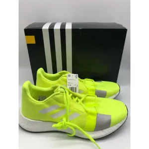 adidas Men's Senseboost GO Running Shoes Neon/Yellow Sneakers EF1580 Size 9.5🛒