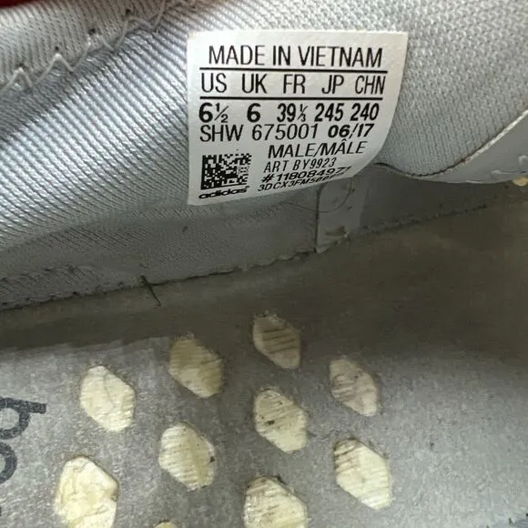 Adidas Men's Size 6.5 NMD_XR1 Triple Grey Sneakers Shoes BY9923
