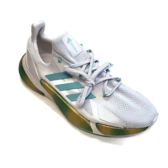Adidas Mens Size 9.5 X9000L4 Boost Running Sneaker Shoes Grey Blue Spirit FY3230
