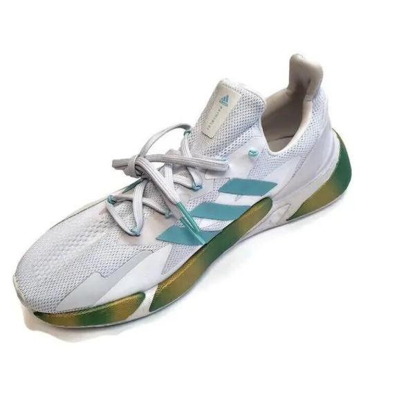 Adidas Mens Size 9.5 X9000L4 Boost Running Sneaker Shoes Grey Blue Spirit FY3230