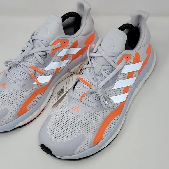 Adidas Men's Solar Boost 3 M Running Shoes FY0316 White/Orange Multi Sizes New
