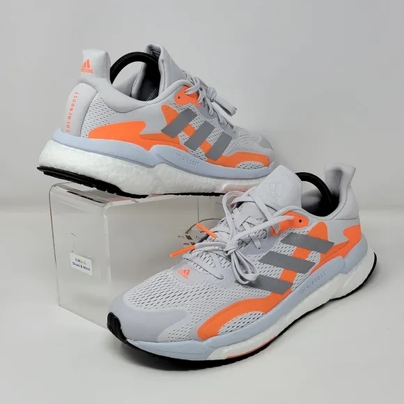 Adidas Men's Solar Boost 3 M Running Shoes FY0316 White/Orange Multi Sizes New