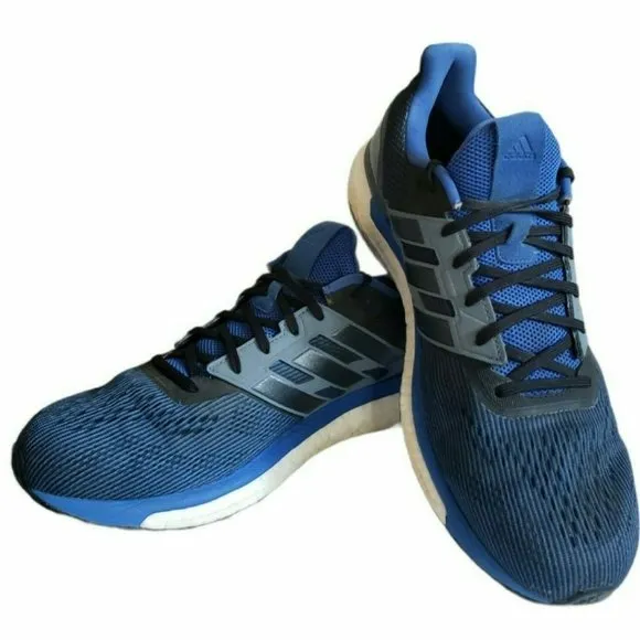 Adidas Men's Supernova Boost Hi Res Blue Running Shoes Sneakers CG4020 Size 14