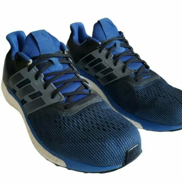 Adidas Men's Supernova Boost Hi Res Blue Running Shoes Sneakers CG4020 Size 14