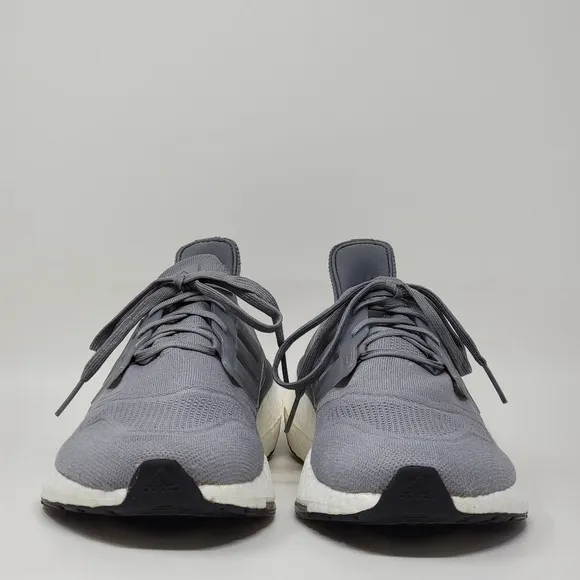 Adidas Men's Ultraboost 22 Gray White Running Shoes Sneakers Size 14 GX5460