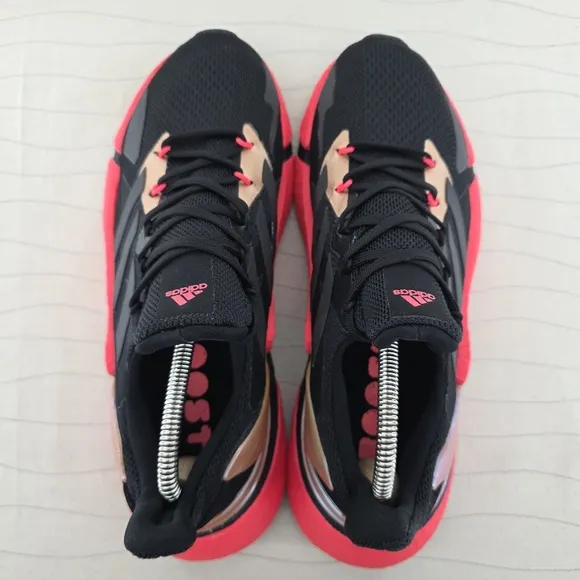 Adidas Mens X9000L4 Boost Black Red Running Shoes Sneakers FW8389 Size 9.5