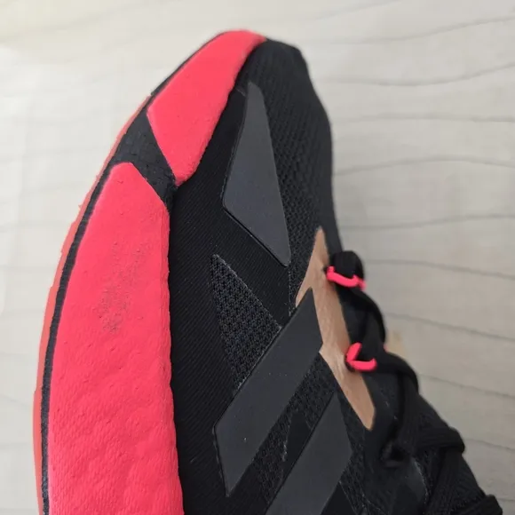 Adidas Mens X9000L4 Boost Black Red Running Shoes Sneakers FW8389 Size 9.5