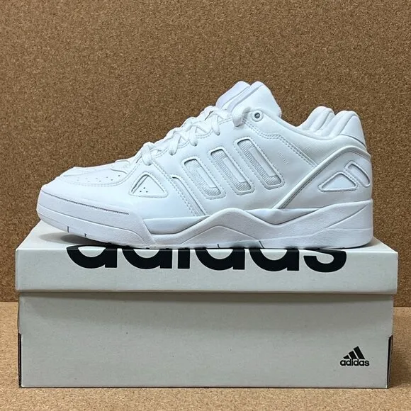 Adidas Midcity Low Shoes Men's Size 11 Women's 12 Cloud White Athletic Sneakers