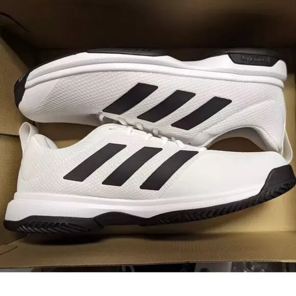 Adidas NEW Men's Game Spec Shoes White/Black Stripes sneakers
