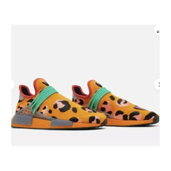 Adidas Nmd R1 Low Mens Running Shoes Animal Print Orange GZ4439 NEW Multi Sz
