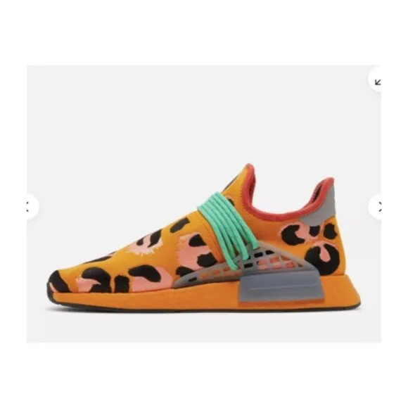 Adidas Nmd R1 Low Mens Running Shoes Animal Print Orange GZ4439 NEW Multi Sz