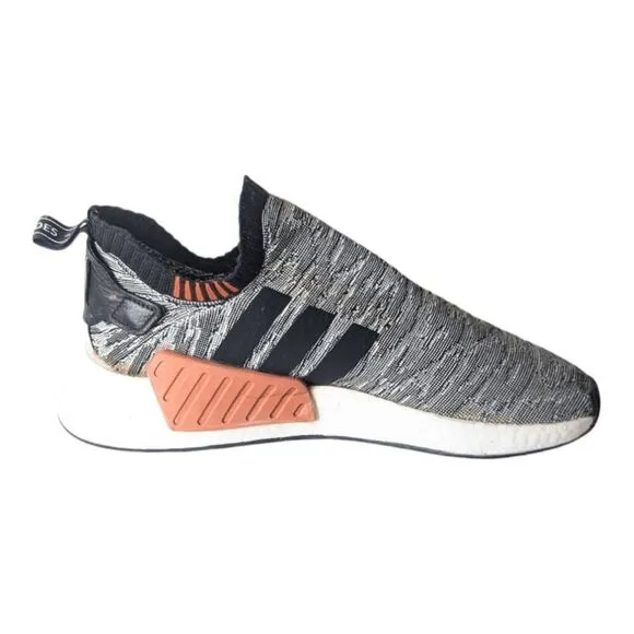 ADIDAS NMD R2 'Black White Future Harvest' Running Shoes 9