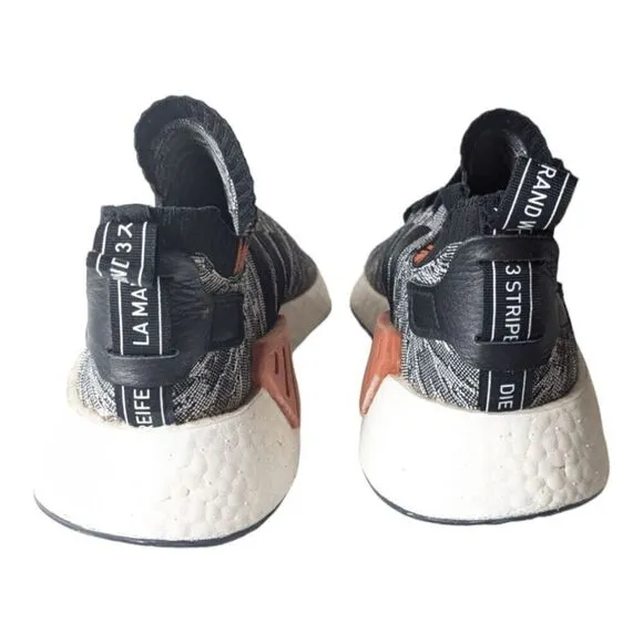 ADIDAS NMD R2 'Black White Future Harvest' Running Shoes 9
