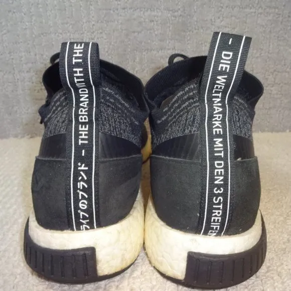 𝅺adidas NMD Racer PK Mens Size 13 US Black Primeknit Running Shoes AQ0949