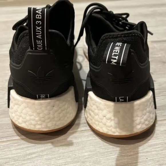 Adidas NMD_R1 Primeblue Low Size Men 11.5 Running Shoes Black White GZ9257