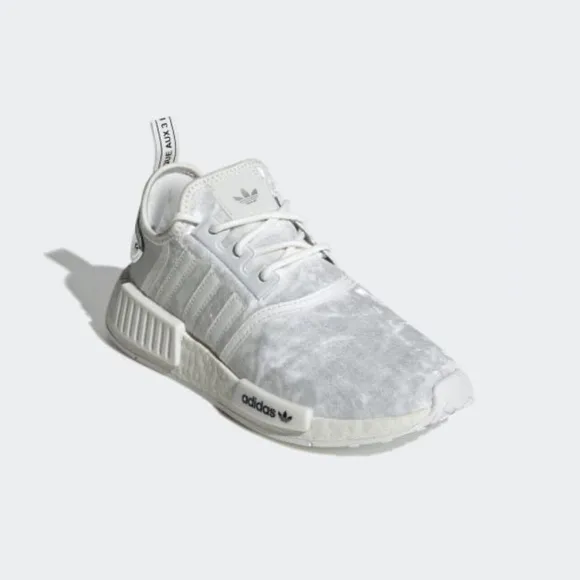 Adidas NMD_R1 Velour Low Womens Running Shoes Crystal White GW5681 NEW Multi Sz