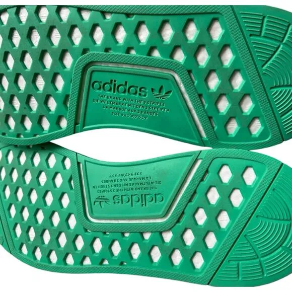 Adidas NMD_R1 Women’s Shoes White Pink Green GZ4964 Size 7.5   Extra Laces
