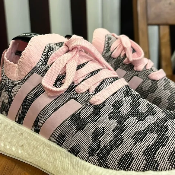 Adidas NMD_R2 PK Primeknit shoes sneakers pink Boost BY9521 NMD Womens Sizes