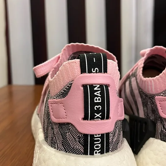 Adidas NMD_R2 PK Primeknit shoes sneakers pink Boost BY9521 NMD Womens Sizes