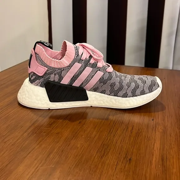 Adidas NMD_R2 PK Primeknit shoes sneakers pink Boost BY9521 NMD Womens Sizes