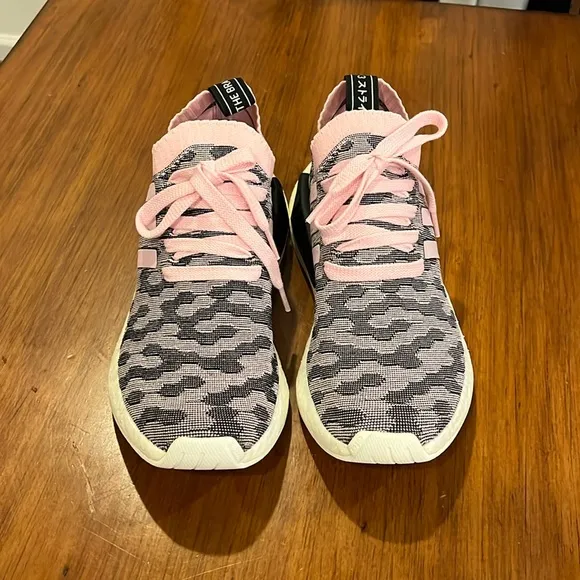 Adidas NMD_R2 PK Primeknit shoes sneakers pink Boost BY9521 NMD Womens Sizes