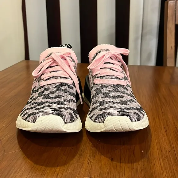 Adidas NMD_R2 PK Primeknit shoes sneakers pink Boost BY9521 NMD Womens Sizes
