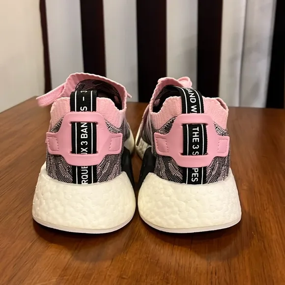 Adidas NMD_R2 PK Primeknit shoes sneakers pink Boost BY9521 NMD Womens Sizes