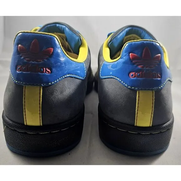 Adidas Original Superstar 2 II CB Grey Shell Rare  Sneakers With Yellow/Blue/Red