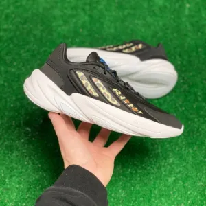 Adidas Ozelia Low GS Athletic Running Shoes Black Leopard GV8961 NEW Sz 6.5