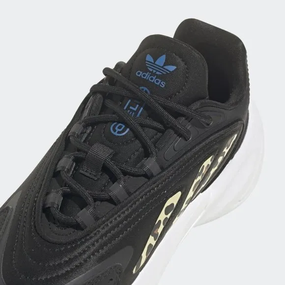 Adidas Ozelia Low GS Athletic Running Shoes Black Leopard GV8961 NEW Sz 6.5
