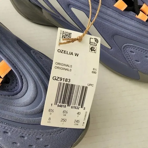 ADIDAS Ozelia Shoes Lifestyle Running Womens Sneakers Size 8 Comfy Violet GZ9183