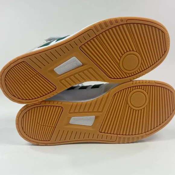 Adidas Postmove Mid White Green Basketball Shoes Sneakers Gum Bottom IE9824