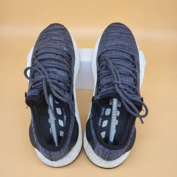 adidas Pureboost ATR Core Black Grey Men's Running Shoes Size 10.5