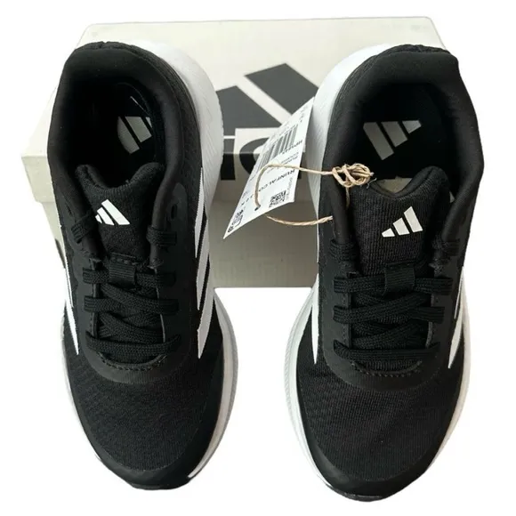 Adidas Runfalcon 3.0 Kids Sneakers Running Shoes in Black and White Size 12 Kids