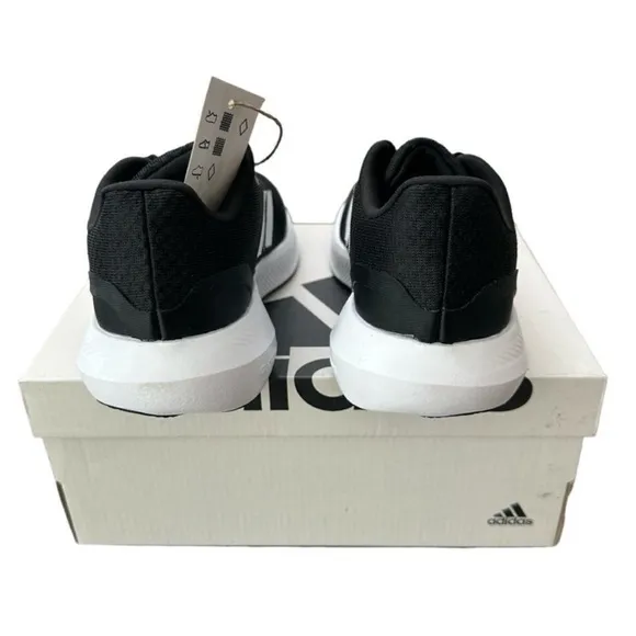 Adidas Runfalcon 3.0 Kids Sneakers Running Shoes in Black and White Size 12 Kids