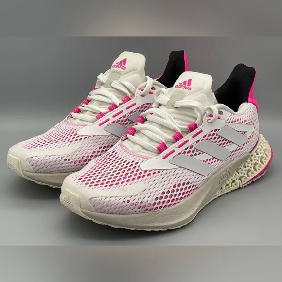 Adidas Running Shoes 4DFWD PULSE Pink White Q46225 Women's Size 6 NEW