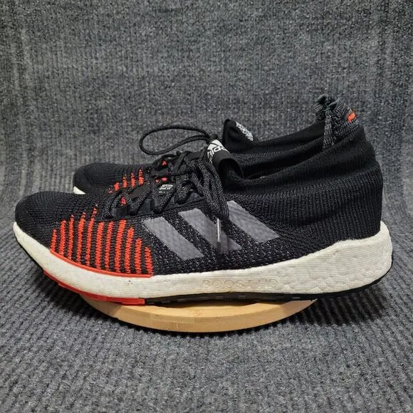 Adidas Running Shoes‎ Men's Size 13 Black Solar Red PulseBoost HD FU7333